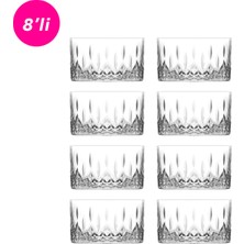 Lav Odin Cam Kahvaltı Kasesi 8'li Küçük Boy 260 ml (Çerez/meze Kasesi/tatlı Kasesi)