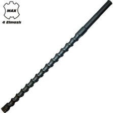Todrill 50435 Sds Max 4 Elmaslı Matkap Uç 20X520 mm