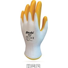 Beybi Pn7 No:9 Sarı Nitril Eldiven