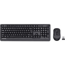 A4Tech A4 Tech FG1010, Gri, Fstyler, 2.4ghz Kablosuz, Türkçe F, Klavye Mouse Set