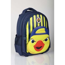 x Dekomus Lisanslı Fenerbahçe Yellow Collection 3D Baskılı Büyük Boy Okul Çantası
