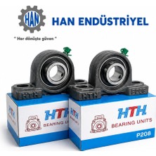 Hth UCP208 Yataklı Rulman 2 Adet