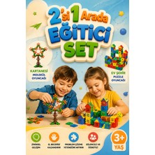 M&H 2'li Oyun Seti - Ev Puzzle ve Molekül Oyunu - Eğitici ve Öğretici Oyun Seti