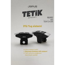 Jopus Pubg Tetik Aparatı Mobil Oyun Mekanik Metal Ateş Tuşu - Siyah