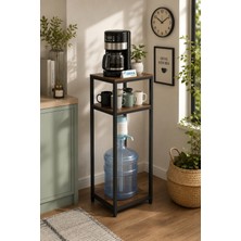 Dehalimited DH10 Damacanalık Sehpa Çok Amaçlı Raflı Dolap Mutfak Organizer  Sehpası Yan Çiçeklik Sehpa