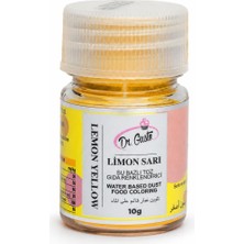 Dr. Gusto Limon Sarısı Su Bazlı Toz Gıda Boyası 10 gr