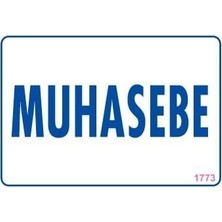 Nil Avm Muhasebe Uyarı Levhası 17,5X25 KOD:1773