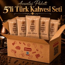 Elvan Ahmet Hamdi Bey Türk Kahvesi 100 Gr. (5 Adet)