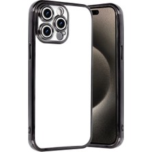 Aesco Apple Iphone 15 Pro Max Razer Lensli Silikon - Siyah