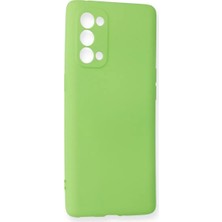 Aesco Oppo Reno 5 Pro Kılıf First Silikon - Yeşil
