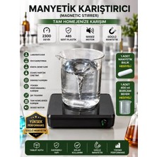 GmsMak Manyetik Karıştırıcı Setli Ürün Su Geçirmez 2300 Devir 400 ml Beher ve Manyetik Balık ile