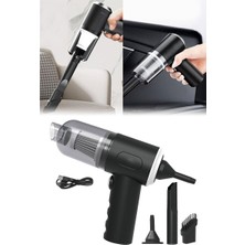 Aesco 3in1 Çekme - Üfleme Oto-Araç - Ev El Tipi Süpürge USB Şarjlı Mini - Taşınabiliri Hs-22