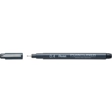 Pentel Fiber Uçlu Yazı Kalemi İnce Uç 0,4 Mm (12 Li Paket) S20P-4A
