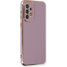 Aesco Samsung Galaxy A53 5g Kılıf Volet Silikon - Mor