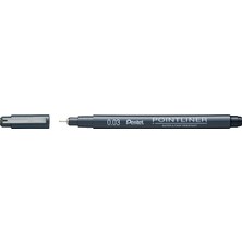 Pentel Fiber Uçlu Yazı Kalemi İnce Uç 0.03 Mm (12 Li Paket) S20P-03A