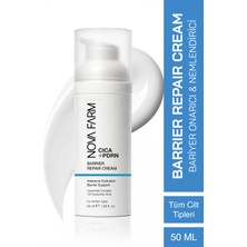 Nova Farm Cıca+Pdrn Bariyer Onarıcı Nemlendirici Karma Ciltler Için Bakım Kremi 50 ml