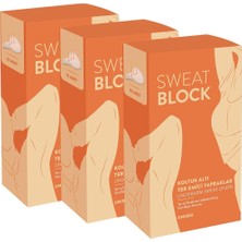 Nacario Sweat Block Koltuk Altı Ter Emici Yapraklar Koltuk Altı Pedi 3'lü Set
