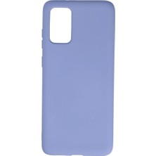 Aesco Samsung Galaxy S20 Plus Kılıf Nano Içi Kadife Silikon - Lila