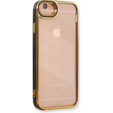 Aesco Apple iPhone 6 Kılıf Liva Lens Silikon - Siyah