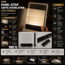 Aesco Lıght Panel Kitap Sayfa Aydınlatma LED Paneli Kitap Okuma Pilli 15X17CM İ10-027