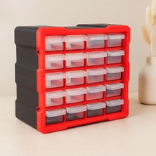 Aesco Küçük Plastik Çekmece Seti 4'lü 26.7X15.7X26.2 cm