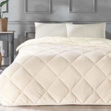 Taç Teddy Düz Çarşaf + Yastık KILIFI:%100 Pamuk Yorgan+Yastık Iç DOLGU:%100 Polyester Uyku Seti, Bej