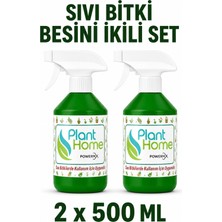 Plant Home Power Mix Sıvı Bitki Besini Ikili Set Kök ve Yaprak Gelişim Desteği 2X500 ml
