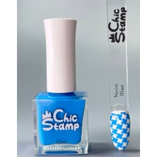 Chıcstamp Neon Blue