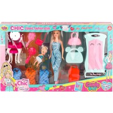 Aesco 02259 Cindy Doll Dolaplı Bebek Oyun Seti -Eco Lounge