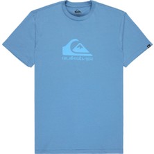 Quiksilver Ev Comp Logo Erkek Mavi Günlük Stil T-Shirt EQYZT08072-BLQ0