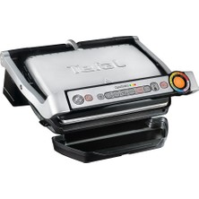 Tefal Optigrill+ 4 Porsiyon Kapasiteli 2000 Watt 6 Programlı Barbekü Izgara ve Tost Makinesi - Inox