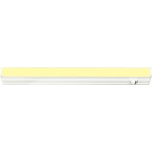 Horoz Electric Sıgma-4 4W T5 LED Bant Armatürü 30 cm 2700K Günışığı Anahtarlı Beyaz Armatür
