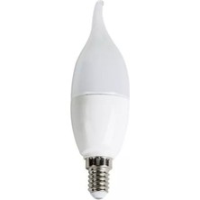 20 Adet Noas YL96 1701 B 7W Kıvrık Buji LED Ampul 6500K Beyaz Işık E14 Duy