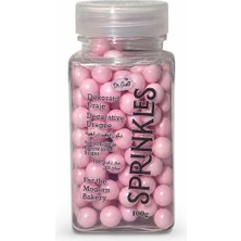 Dr. Gusto 8 mm Bebe Pembe 100 gr Boncuk Pasta Süsleme Şekeri
