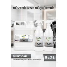 Glint Car 5 L + 2x1 L Bitkisel İçerikli Oto Temizleyici Araç İç ve Dış Yüzeyler İçin