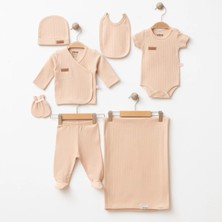 Gümüş Baby Soft Naturel Kumaş 7'li Zıbın Takım