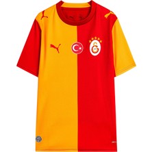 Puma Gsk Home Jersey Replica Jr Sarı-Kırmızı Çocuk Forma