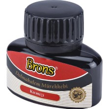 Brons Kırmızı Dolma Kalem Mürekkebi BR-313