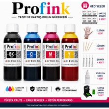 Profınk Hp 4120 4122 4130 (305) Vakum Aparatlı Kartuş Dolum Seti   4X100ML