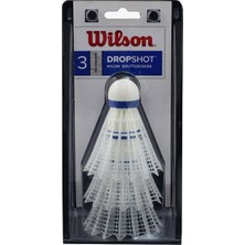 Wilson Beyaz Badminton Topu Wrt6048Wh Dropshot 3 Clamshel Wh