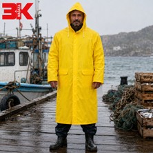 3k Mağaza Balıkçı Sarı Yağmurluk , Pardüsü Yağmurluk