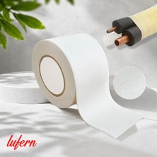 Lufern Yüksek Dayanımlı Klima Boru Izolasyon Sargı Bandı Su Geçirmez Pvc Uv Esnek Yapı 50 mm 18 Metre