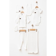 Gümüş Baby Soft Naturel Kumaş 7'li Zıbın Takım