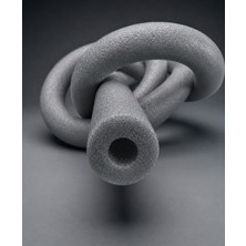 Endüstriyel Kesim Köpük Boru Kılıfı Gri 16 mm Iç Çap - 10 mm Et Kalınlığı Isı Yalıtım - 2 Metre