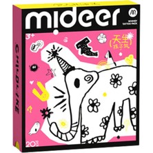 Mideer Basic Eğlenceli Dövme Çıkartmaları - Pembe
