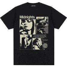 Balina Siyah Taylor Swift - Midnights (Unisex) T-Shirt