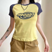 Balina Moody Girls Yeşil Raglan Yarım T-Shirt