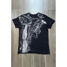 Balina Siyah Vintage Angel Affliction Cyber Grunge Unisex T-Shirt
