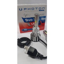 GMS Xenon Far H4 Beyaz Photon Duo H4 12-24V LED Headlıght