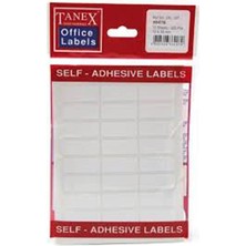 Tanex OFC-107 Beyaz Ofis Etiketi 10LU Paket